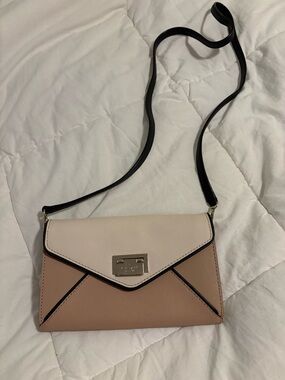 Kate Spade Two-Tone Crossbody Bag with Black Strap